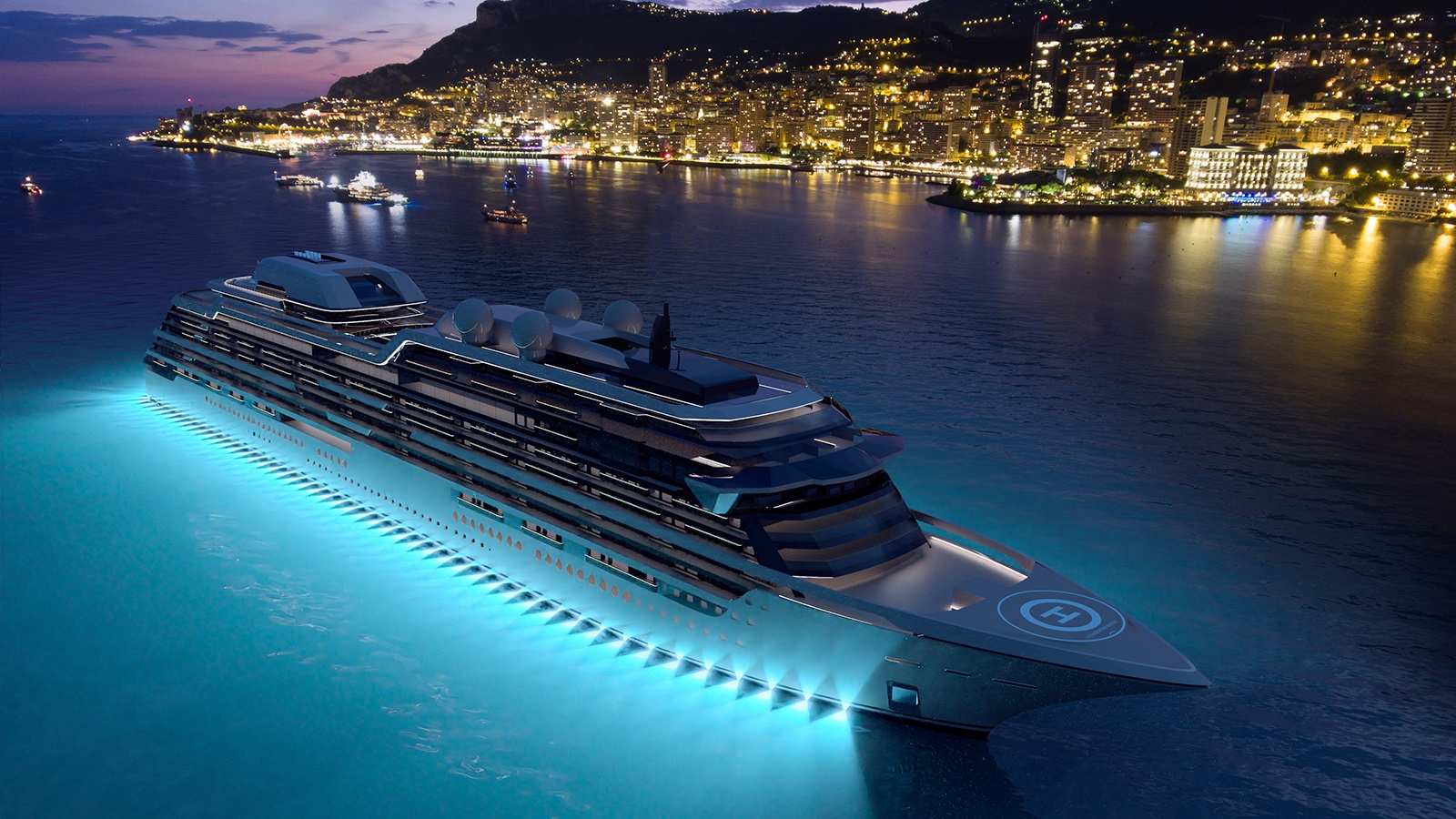 megayacht Espen Oeino cruise ship design 2560x1440