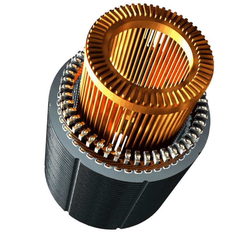 Asynchronmotor mit Kurzschlussläufer