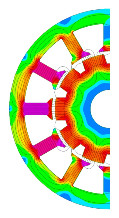 2D FEM software electric motor simulation